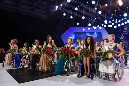 La gala de Miss Mundo en silla de ruedas el pasado s&aacute;bado 8 de octubre en Varsovia (Polonia).
 