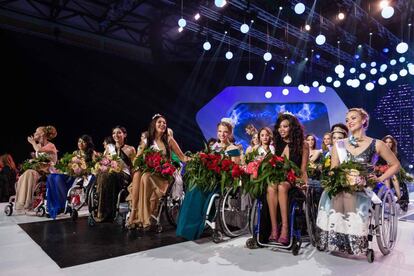 La gala de Miss Mundo en silla de ruedas el pasado s&aacute;bado 8 de octubre en Varsovia (Polonia).
 