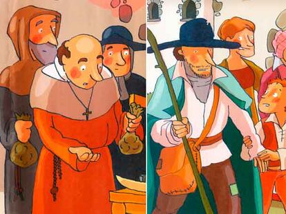 Ilustraciones de Cristina Picazo en <i>El Lazarillo de Tormes.</i>