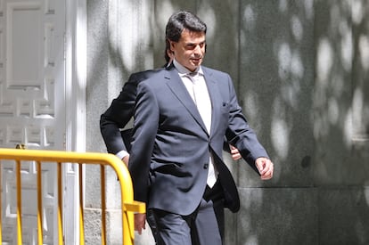 Alberto González Amador, a su salida del Tribunal Supremo el 23 de mayo.