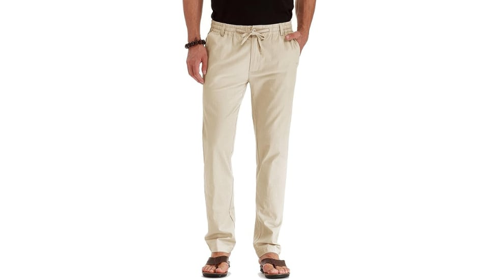 Pantalón de lino para hombre.