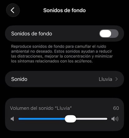 Función Sonido de fondo en los iPhone