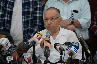 Carlos Tünnermann, exministro de Educación de Nicaragua, durante su participación en la Alianza Cívica, en 2019.
