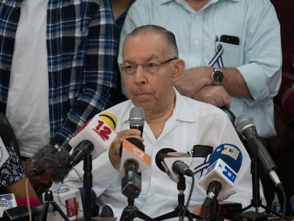 Carlos Tünnermann, exministro de Educación de Nicaragua, durante su participación en la Alianza Cívica, en 2019.