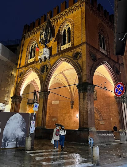 Fachada de la Camera di Commercio Industria Artigianato e Agricoltura di Bologna, donde está depositada la auténtica receta del 'ragù alla bolognese'.  