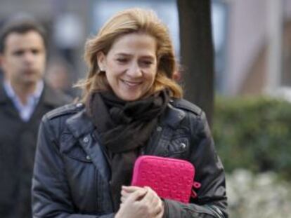 La infanta Cristina, el pasado día 8 en Barcelona