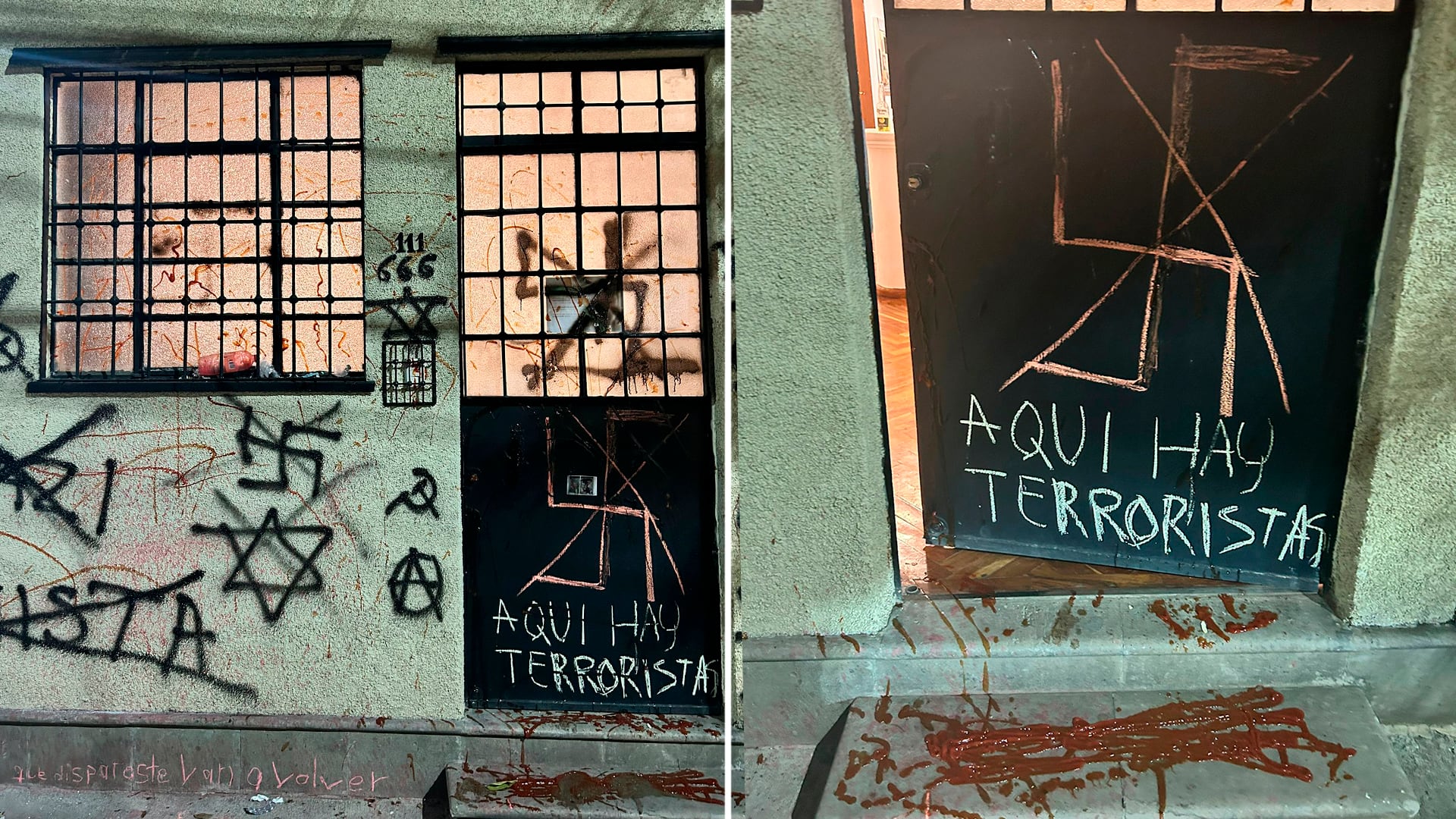 Un artista israelí denuncia pintadas antisemitas frente a su galería en Ciudad de México