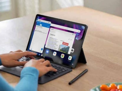 Uso de tablet Lenovo