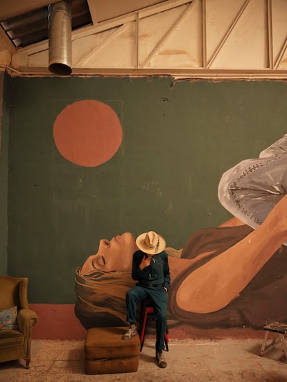 Micah P. Hinson, fotografiado en el Espacio Amazonas, en Carabanchel.