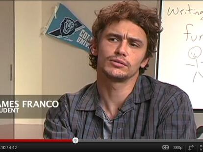 James Franco protagoniza el <i>booktrailer</i> de <i>Una súper triste historia de amor verdadero,</i> de Gary Shteyngart.