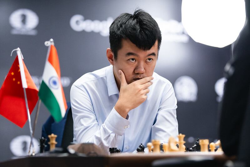 Mundial de ajedrez | Ding aumenta la presión sobre Gukesh con otro empate