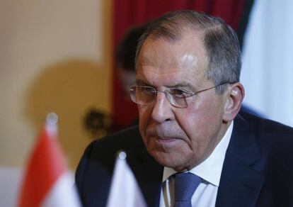 Serguéi Lavrov, ministro ruso de Asuntos Exteriores.