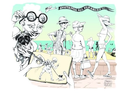 Dibujo de Marta Alonso Berná para la serie 'Viñetas al sol'.