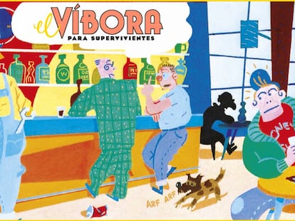 La revista 'El Víbora', el historietista Gallardo y un bar. Nada parecía que pudiera salir mal.