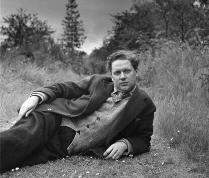 Dylan Thomas en un aimagen de 1946.