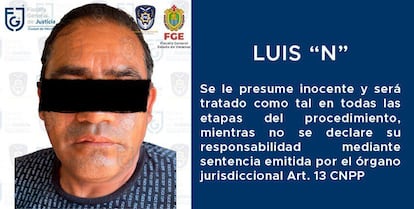 Ficha policial de Luis N, el séptimo sospechoso detenido por el caso de los hermanos Tirado