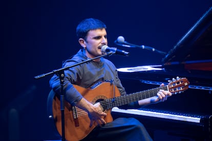 Rodrigo Cuevas, en un momento de su actuación en el Festival Internacional de Santander.