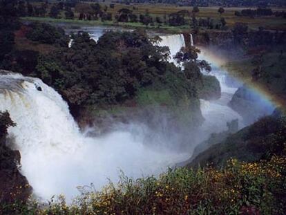 Ya nada es igual en las cataratas del Nilo Azul