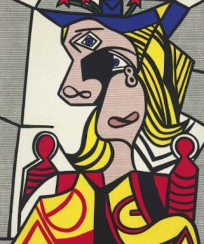 'Mujer con Sombrero Floreado', de Roy Lichtenstein.