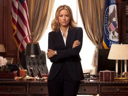 Téa Leoni, protagonista de la serie 'Madam Secretary'.