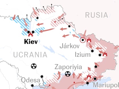 Los mapas de la guerra en Ucrania: resumen visual hasta el 4 de abril