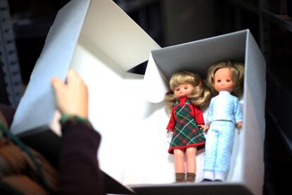 Dos muñecas Lesly, modelos de Famosa que surgieron después de Nancy.