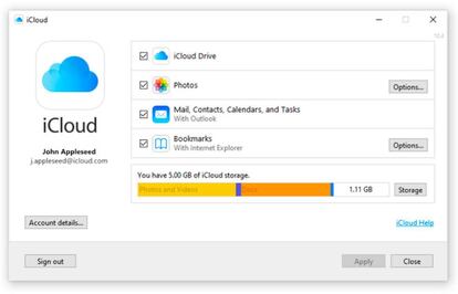 Apple lanza iCloud para Windows 10