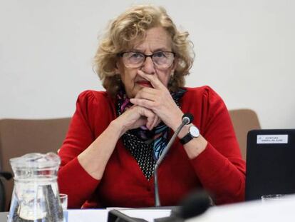 La Alcaldesa de Madrid, Manuela Carmena.