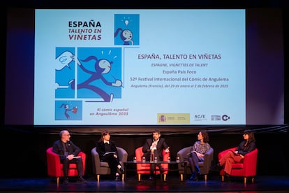 Presentacin del programa de Espa?a como Pas Foco en el 52? Festival Internacional del Cmic de Angulema (Francia)