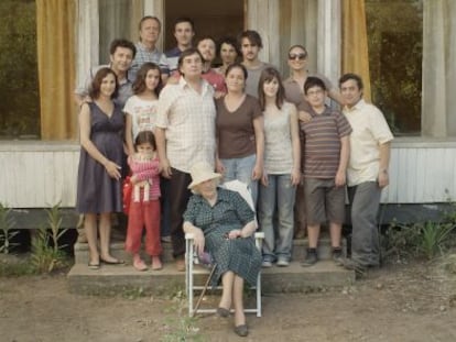 El reparto de la película 'El árbol magnético'.