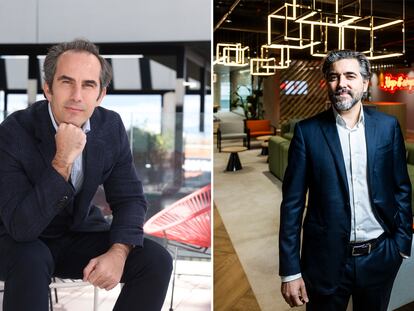 Alfonso Tolcheff, responsable de banca corporativa y de inversión de ING, e Ignacio Juliá, CEO de ING en España y Portugal.