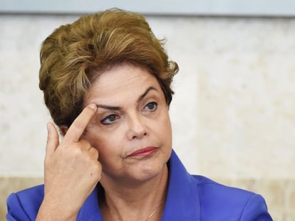 A presidenta Dilma Rousseff nesta ter&ccedil;a.