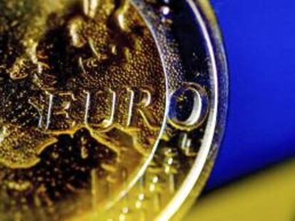 Detalle de una moneda de euro, en Colonia (Alemania). EFE/Archivo