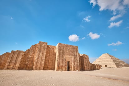 La pirámide de Djoser en Saqqara.