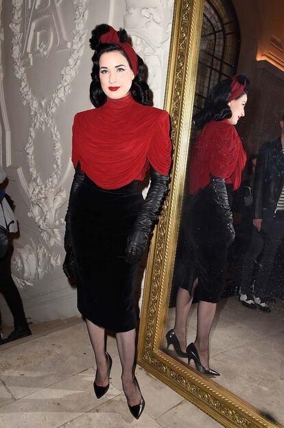 Dita Von Teese.