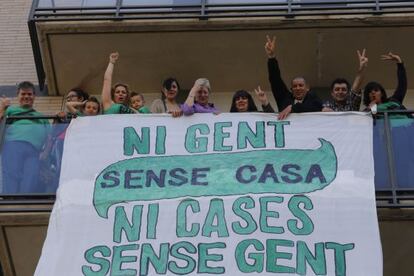 La PAHC ocupa un cuarto bloque en Sabadell.