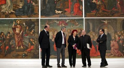 José Cosme, Rafael Ripoll, Consuelo Ciscar, José Luis Sánchez y Jaume Coll.