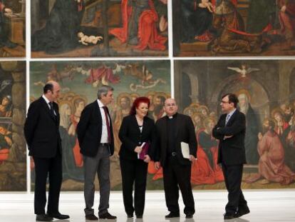 José Cosme, Rafael Ripoll, Consuelo Ciscar, José Luis Sánchez y Jaume Coll.