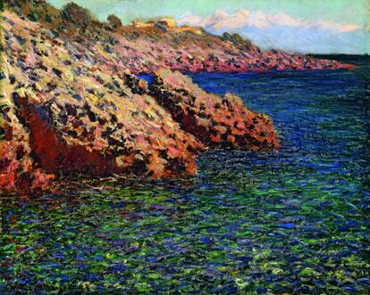 'El Mediterráneo (cabo de Antibes)', 1888, de Claude Monet.