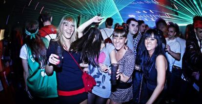 Fiesta de fin de año en el Palacio de Vistalegre el año pasado.