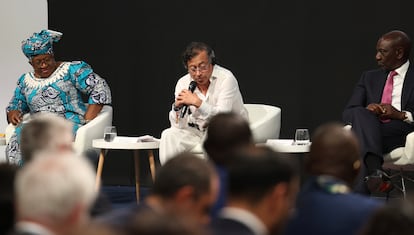 Gustavo Petro, en la cumbre de la ONU en Sevilla.