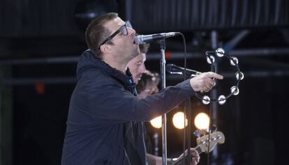 El cantante y compositor inglés Liam Gallagher, en un momento de su actuación en el Festival DCODE