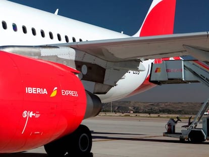 Uno de los aviones de Iberia Express.