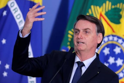 El presidente de Brasil, Jair Bolsonaro.