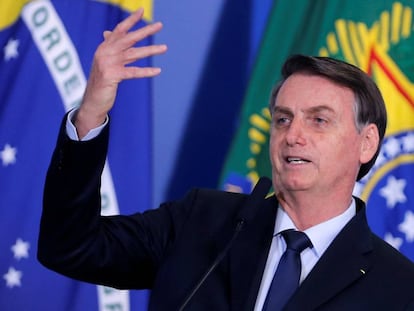 El presidente de Brasil, Jair Bolsonaro.