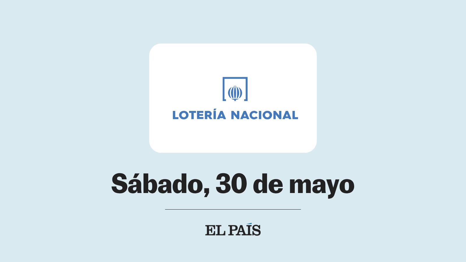 Lotería Nacional: resultados del sorteo del sábado 30 de mayo
