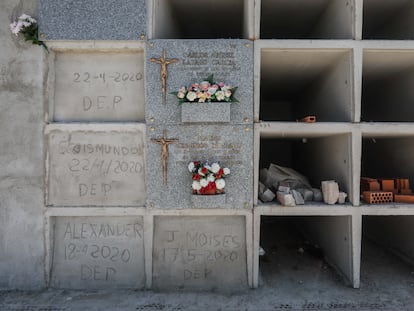 The cemetery of San Martín de Valdeiglesias ran out of space during the first wave of Covid-19.