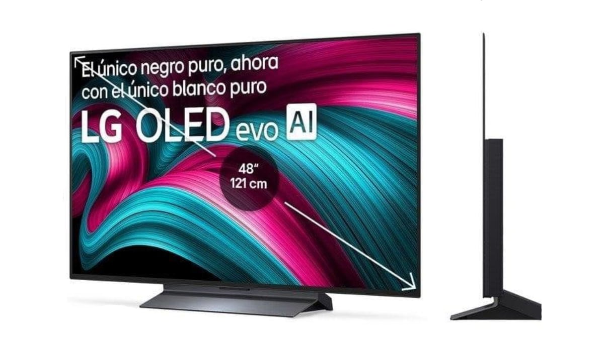 Televisor LG OLED evo con wifi 6 incluido, de 48 pulgadas.