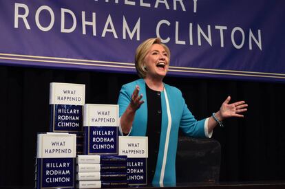 Hilary Clinton durante la presentación de sus nuevas memorias 'What happened' el pasado 12 de septiembre.