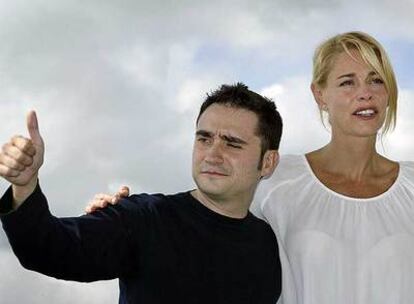 El director Juan Antonio Bayona y la actriz Belén Rueda, ayer en Sitges.